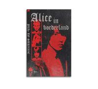 SHAUREWNYY Alice in Borderland 2020（4） Posters Aesthetic Wall Art Decor Vintage Canvas Poster Decorative Painting for Living Room Bed Room 16x24inch(40x60cm) Unframe-style