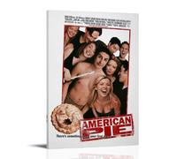 SHAUREWNYY American Pie Posters Aesthetic Wall Art Decor Vintage Canvas Poster Decorative Painting for Living Room Bed Room 12x18inch(30x45cm) Frame-style