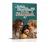 SHAUREWNYY Are You There God It's Me, Margaret. Posters Aesthetic Wall Art Decor Vintage Canvas Poster Decorative Painting for Living Room Bed Room 20x30inch(50x75cm) Frame-style