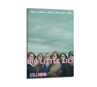 SHAUREWNYY Big Little Lies Posters Aesthetic Wall Art Decor Vintage Canvas Poster Decorative Painting for Living Room Bed Room 08x12inch(20x30cm) Frame-style
