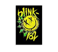 SHAUREWNYY Blink-182 Posters Aesthetic Wall Art Decor Vintage Canvas Poster Decorative Painting for Living Room Bed Room 12x18inch(30x45cm) Unframe-style