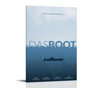 SHAUREWNYY Das Boot Posters Aesthetic Wall Art Decor Vintage Canvas Poster Decorative Painting for Living Room Bed Room 08x12inch(20x30cm) Frame-style