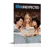 SHAUREWNYY Life Unexpected Posters Aesthetic Wall Art Decor Vintage Canvas Poster Decorative Painting for Living Room Bed Room 08x12inch(20x30cm) Frame-style