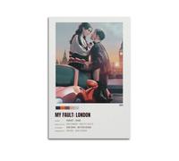 SHAUREWNYY My Fault London Posters Aesthetic Wall Art Decor Vintage Canvas Poster Decorative Painting for Living Room Bed Room 12x18inch(30x45cm) Unframe-style