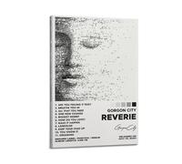 SHAUREWNYY Reverie by Gorgon City Album Posters Aesthetic Wall Art Decor Vintage Canvas Poster Decorative Painting for Living Room Bed Room 16x24inch(40x60cm) Frame-style