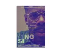 SHAUREWNYY Sing Sing Posters Aesthetic Wall Art Decor Vintage Canvas Poster Decorative Painting for Living Room Bed Room 08x12inch(20x30cm) Unframe-style