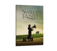 SHAUREWNYY Sweet Land Posters Aesthetic Wall Art Decor Vintage Canvas Poster Decorative Painting for Living Room Bed Room 20x30inch(50x75cm) Frame-style
