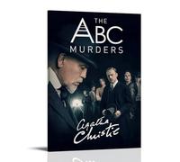 SHAUREWNYY The ABC Murders Posters Aesthetic Wall Art Decor Vintage Canvas Poster Decorative Painting for Living Room Bed Room 24x36inch(60x90cm) Frame-style