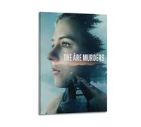 SHAUREWNYY The Åre Murders Posters Aesthetic Wall Art Decor Vintage Canvas Poster Decorative Painting for Living Room Bed Room 16x24inch(40x60cm) Frame-style