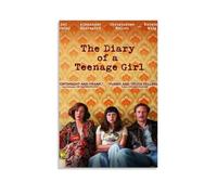 SHAUREWNYY The Diary of A Teenage Girl Movie Posters Aesthetic Wall Art Decor Vintage Canvas Poster Decorative Painting for Living Room Bed Room 08x12inch(20x30cm) Unframe-style