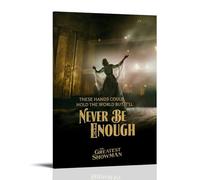 SHAUREWNYY The Greatest Showman Movie 7 Posters Aesthetic Wall Art Decor Vintage Canvas Poster Decorative Painting for Living Room Bed Room 20x30inch(50x75cm) Frame-style
