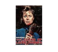 SHAUREWNYY The Legend of Lizzie Borden Movie 1 Posters Aesthetic Wall Art Decor Vintage Canvas Poster Decorative Painting for Living Room Bed Room 08x12inch(20x30cm) Unframe-style