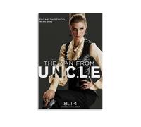 SHAUREWNYY The Man From Uncle Posters Aesthetic Wall Art Decor Vintage Canvas Poster Decorative Painting for Living Room Bed Room 08x12inch(20x30cm) Unframe-style