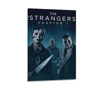 SHAUREWNYY The Strangers Chapter 1 Posters Aesthetic Wall Art Decor Vintage Canvas Poster Decorative Painting for Living Room Bed Room 12x18inch(30x45cm) Frame-style