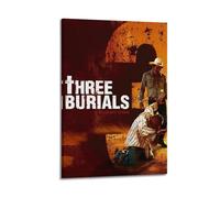 SHAUREWNYY The Three Burials of Melquiades Estrada Posters Aesthetic Wall Art Decor Vintage Canvas Poster Decorative Painting for Living Room Bed Room 08x12inch(20x30cm) Frame-style