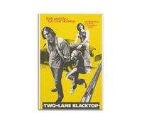 SHAUREWNYY Two-Lane Blacktop Posters Aesthetic Wall Art Decor Vintage Canvas Poster Decorative Painting for Living Room Bed Room 16x24inch(40x60cm) Unframe-style