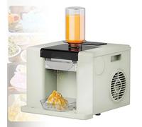 Shaved Ice Machine, 280W Automatic Snow Cone Maker, Efficient Ice Crushing for Parties and Home Use, Air Cooling System, Grey Color