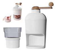 Shaved Ice Machine BPA Free Snow Cone Machine Portable Ice Crusher with Hand Crank Manual Snow Cone Maker with Ice Cube Tray for Snowcones Ice Cream ＆ Slushy, Snow Cone Machine