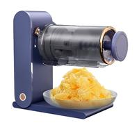 Shaved Ice Machine, Electric Snow Cone Maker, 200ml Capacity, USB Ice Crusher, 13000 RPM Motor Speed, Includes 2 Reusable Ice Molds for Ice Cream and Cold Drinks