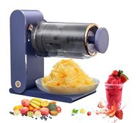 Shaved Ice Machine - Electric Snow Cone Maker, USB Rechargeable Ice Crusher with Reusable Molds for Home and Outdoor Use