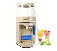 Shaved Ice Machine for Cocktails, 440W Ice Crusher with Aluminum Alloy Blade & Adjustable Coarseness, for Small Ice Cubes Up to 3x3 cm, with Portion Button