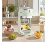 Shaved Ice Machine, Ice Shaver Machine for Snow Cones, Blade Adjustment