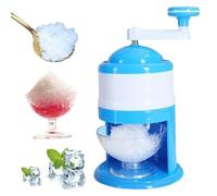 Shaved Ice Machine Manual Ice Shaver DIY Crushed Ice Maker Portable Snow Cone Machine with Hand Crank for Party Making Snowcones Ice Cream and Slushy(1)