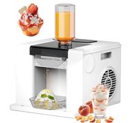 Shaved Ice Machine, Portable Electric Snow Cone Maker with 750 ml Barrel and Ice Crush Trays, Ideal for Desserts, Smoothies, and Slushies - Produces 60KG/24H