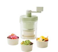 Shaved Ice Machine Portable Hand-Cranked Slushies Snowcone Maker