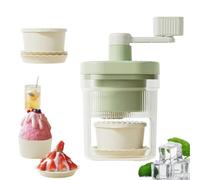 Shaved Ice Machines, Small Manual Ice Breaker, Ice Shaver and Snow Cone Machine, Shaved Ice Maker Hand Crank Ice Crusher Rotary Ice Shaver for Snow Cones and Slushies