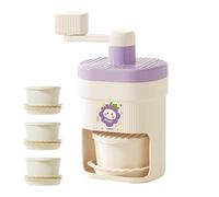 Shaved Ice Maker for - Hand Cranked Manual Portable Rotating - Ice Shaver And Ice Crush,For Parties Family Gathering Travel Camping Margaritas Cocktails Slush Drinks Cold Drinks