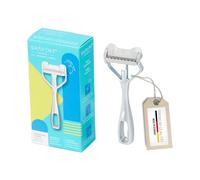 SHAVENT Compact Swing Head Razor, Women's Wet Shave, Gentle & Safe - Razor Legs, Init Shave, Bikini Zone, Plastic-Free, Metal, Sustainable, Durable, Made in DE (2.0 Magnetic Swing Head)