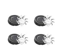Shaver Blades, Compatible with Skull Shaver, Pitbull Carver PRO | For 4 heads series and 3 heads series, blades set only with cleaning brush(8B pcs)