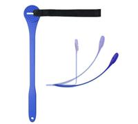 Shaver Extension Handle Flexible Silicone Grooming Aid, Long Reach Body Shaving Helper for Back and Legs, 18.1 Inch Back Shaver