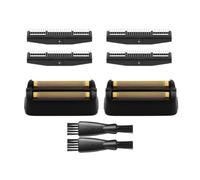 Shaver Foil and Cutter Set, Compatible with BaBylissPRO | 2-pack double foil-cutter assembly for professional barber shaver maintenance(Black-2PC)