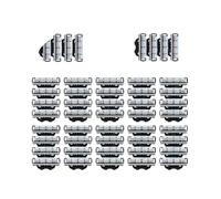 Shaver Head Cutter Blade ,Compatible For Gillette,Mach 3 Manual Razor Blades Replacement Refills Blades,Shaver Replacement Parts(48 Pcs)
