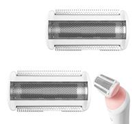 Shaver Head Foil Replacement, Replacement Trimmer Foil Head for BRL140 BRL130 BRE620 BRE630 BRE634 BRE640 BRE650 etc.，Ergonomically Robust Replacement Foil Head for Wet and Dry Shaving (White，2Pcs)