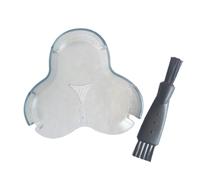 Shaver Head Protection Cap Cover Guard+Cleaning Brush，Compatible For Philips ， RQ12 RQ1250 RQ1260 RQ1280 RQ1290 RQ1296CC RQ1296 1250X Shaver Hats