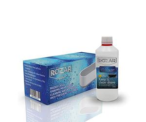 Shaver Head Wash Bath High Frequency Vibration Cleaning Station inc 500ml Clean Solution