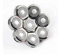 Shaver Heads Replacement, 8D Shaver Replacement Heads, Electric Replacement Head, Replacement Head Shaver Blades, Universal Replacement Blade Head Shaver for Men, Replacement Shaving Heads, Silver