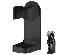 Shaver Holder for Shower Wall Adjustable Electric Razors Stand Self Adhesive Shower Shaver Holder with Drain Hole Plastic Razors Stand for Men Razors Stand Razors Stand for Men Shower Shaver Holder Ra