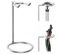 Shaver Holder - Stainless Steel Shaving Stand Support with Long Handle Design, Portable Counter Organizer for Razor Display Storage, Bathroom Accessories Rack for Grooming and Shaving
