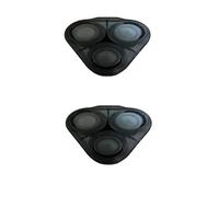 Shaver Replacement Complete Head SH50，Compatible for Philips，Compatible for Norelco，Series 5000 S5070 S5110 S5077 S5080 S5420 S5100，Shaver(Silver 2pcs)