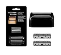 Shaver Replacement Foil and Cutters, Compatible with BaBylissPRO, Barberology Double FXFS1,FXFS2 Shavers(Black)