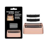 Shaver Replacement Foil and Cutters, Compatible with BaBylissPRO, Barberology Double FXFS1,FXFS2 Shavers(Rose Gold)