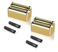 Shaver Replacement Foil compatible with BaByliss Barberology Double FXFS2G Metal shaver foil replacement (Gold 2 Pack)
