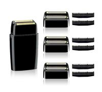 Shaver Replacement Foil & Cutter Blades Compatible with BabylissPRO FXFS2 Shaver - Black, 3 Pack