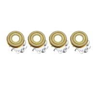 Shaver Replacement Heads Blades，Compatible For Skull，Shaver，Compatible For Pitbull，Gold PRO Brush,Compatible For Pitbull，Shaver Replacement Blade Skull Shaver Blades(4 PCS G)