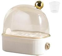 SHAVERUSH Egg Cooker, Electric Boiled Egg Steamer Maker, Mini Electric Egg Cooker for 2 Eggs, Safe Using Egg Boiler with Timer Off for Apartment, Camping, Home (1PCS White)