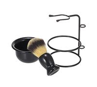 Shaving Brush, 3 in 1 Shaving Brush Set Shaving Bowl with Shaving Stand Holer for Men Salon Home Travel Use